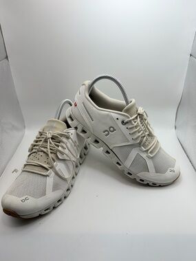 On Running Men's Neutral Cream/Beige Cloud Running Shoes